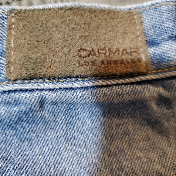 Carmar Beatrice distressed zip front denim skirt - Picture 11 of 12